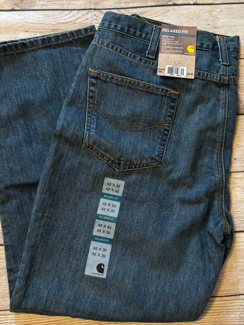 Carhartt Relaxed Fit Holter Jeans NWT Sz. 42x30